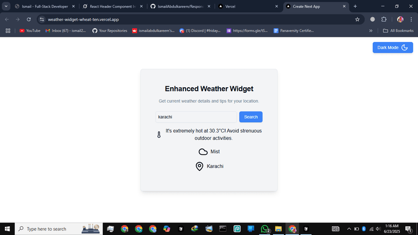 Weather Widget